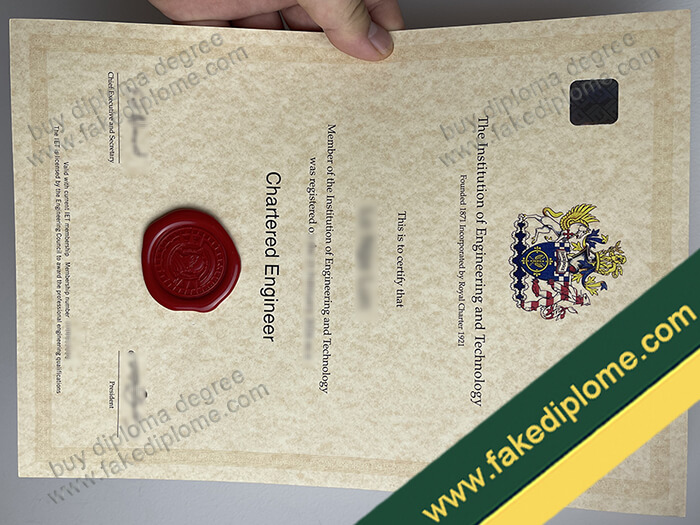 IET diploma, IET certificate