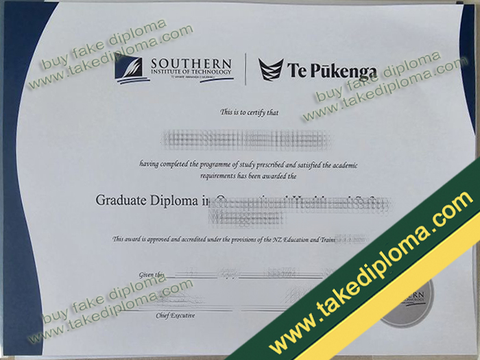 Southern Institute of Technology diploma, Southern Institute of Technology certificate