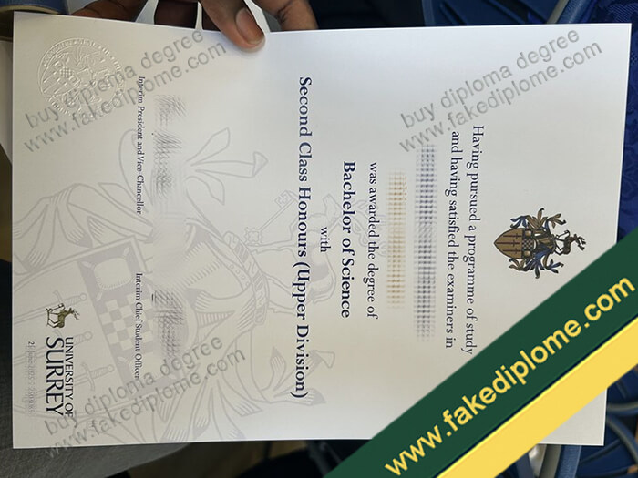 University of Surrey diploma, University of Surrey degree, University of Surrey certificate