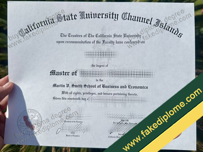 California State University Channel Islands diploma, California State University Channel Islands degree, California State University Channel Islands certificate