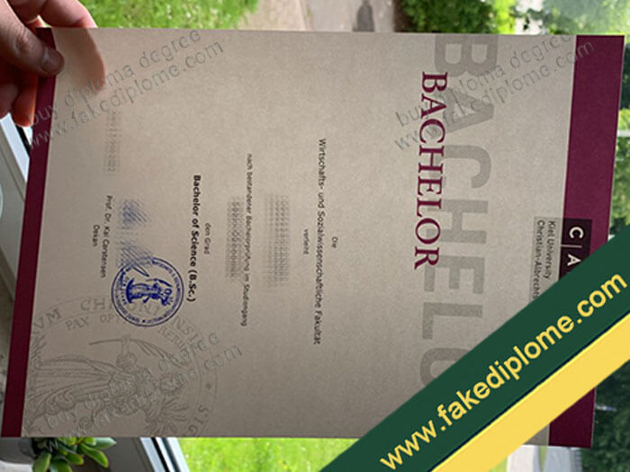 Kiel University diploma, Kiel University degree, Kiel University urkunde