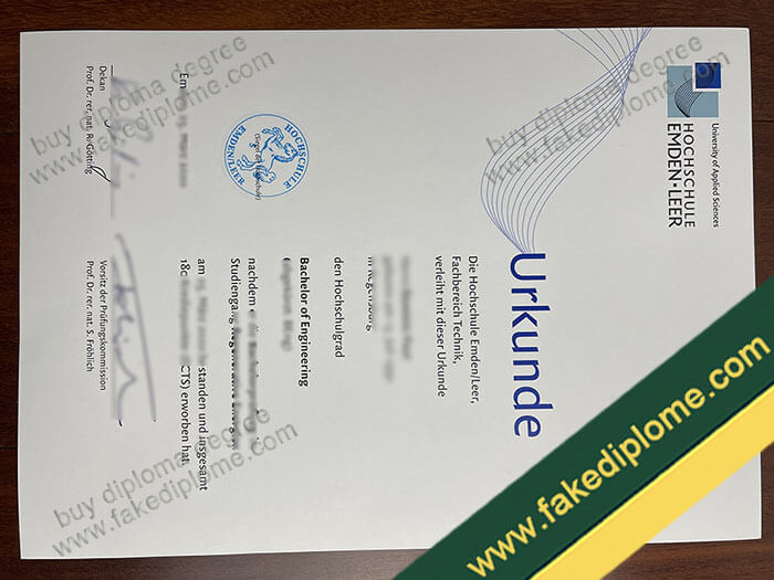 Hochschule Emden Leer diploma, Hochschule Emden Leer degree, Hochschule Emden Leer certificatte