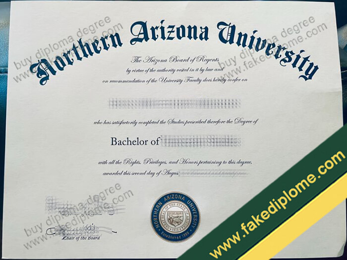Northern Arizona University diploma, Northern Arizona University degree, Northern Arizona University certificate