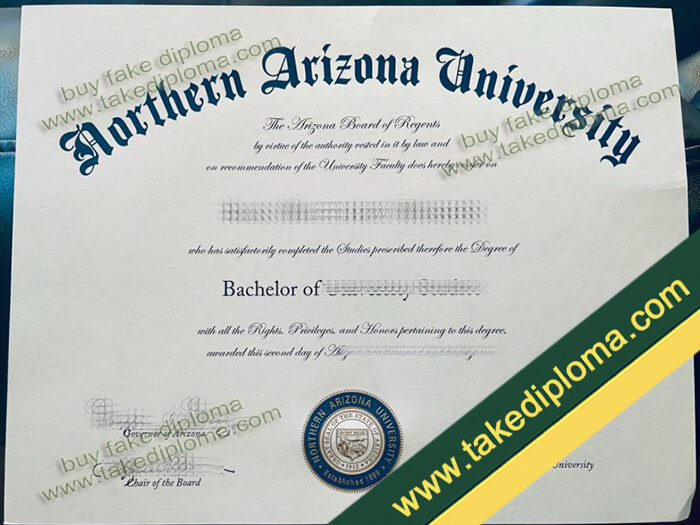 Northern Arizona University diploma, Northern Arizona University degree, Northern Arizona University certificate