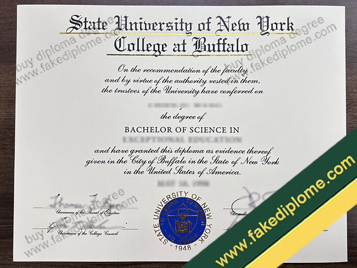 SUNY Buffalo State College diploma, SUNY Buffalo State College degree, SUNY Buffalo State College certificate