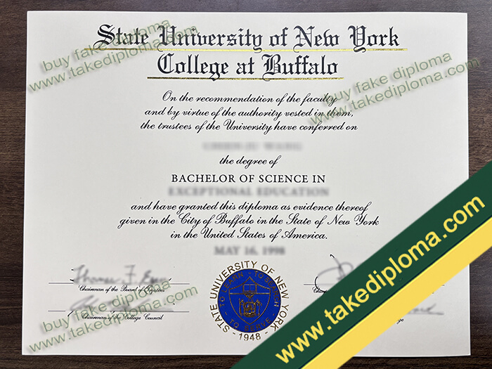 SUNY Buffalo State College diploma, SUNY Buffalo State College degree, SUNY Buffalo State College certificate