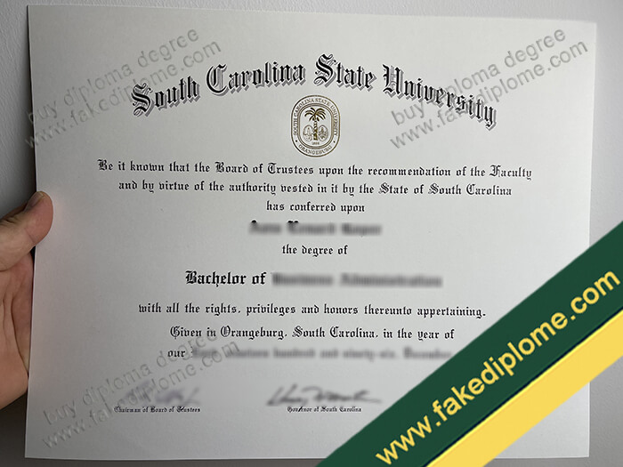 South Carolina State University diploma, South Carolina State University degree, South Carolina State University certificate