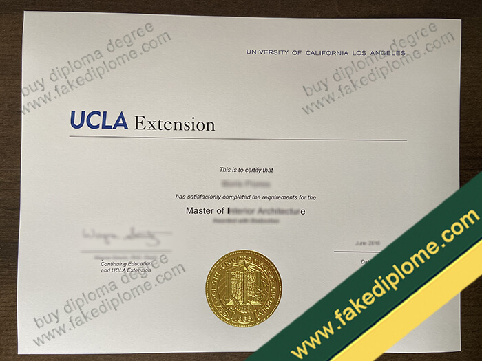 UCLA Extension diploma, UCLA Extension degree, UCLA Extension certificate