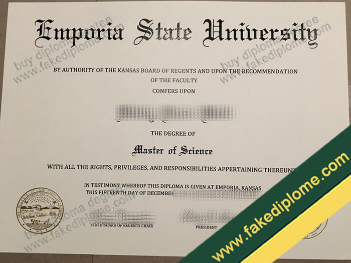 Emporia State University diploma sample Emporia State University diploma sample Emporia State University Diploma Sample Example