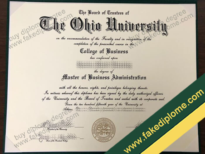Ohio University diploma sample Ohio University diploma sample Where to Obtain Ohio University Diploma Certificate?