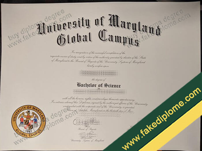 University of Maryland Global Campus diploma, University of Maryland Global Campus degree, University of Maryland Global Campus certificate