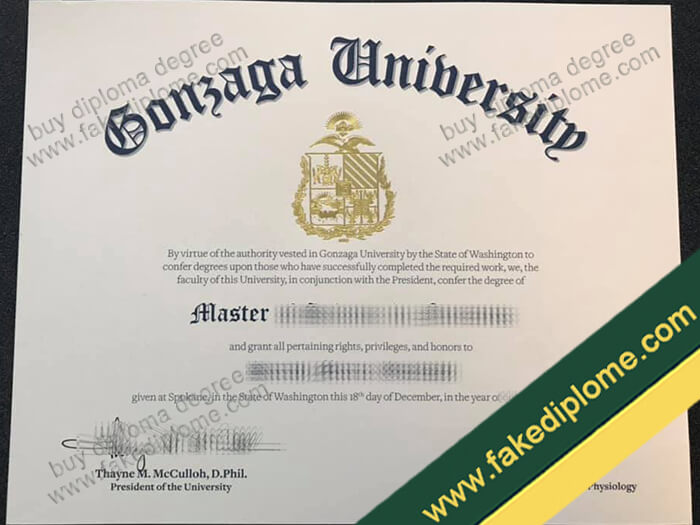 Gonzaga University degree example Gonzaga University degree example How Safety to Obtain Gonzaga University Diploma Certificate?
