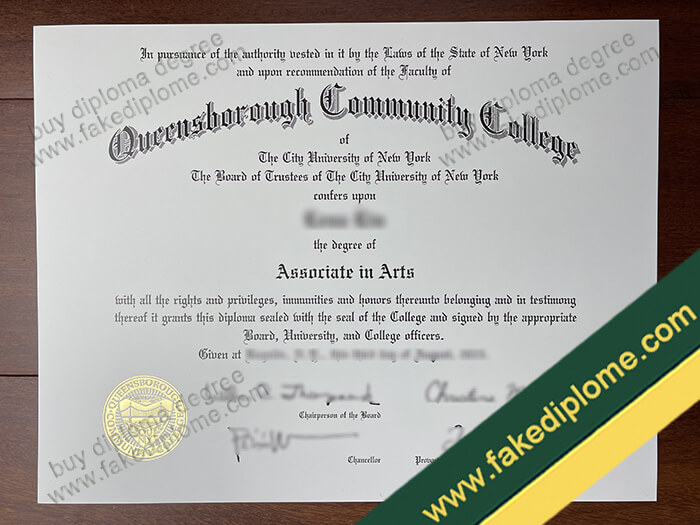 Queensborough Community College diploma, Queensborough Community College degree, Queensborough Community College certificate