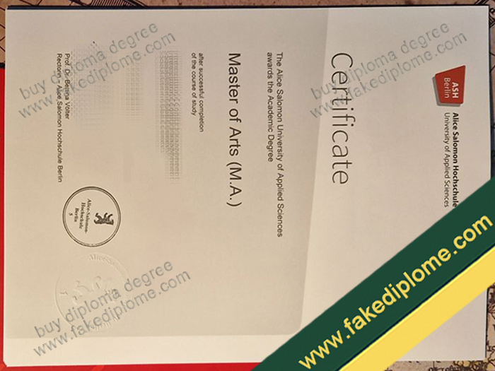 Alice-Salomon-Hochschule Berlin diploma, Alice-Salomon-Hochschule Berlin degree, Alice-Salomon-Hochschule Berlin certificate