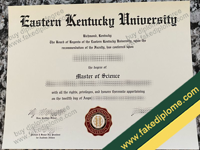 Eastern Kentucky University diploma Eastern Kentucky University diploma Eastern Kentucky University Diploma Sample Example