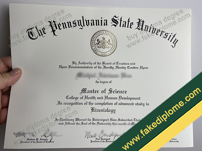 Pennsylvania State University degree Pennsylvania State University degree How Long to Obtain Pennsylvania State University Fake Diploma?