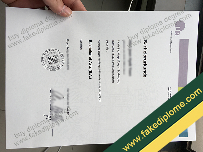 Universität Regensburg diploma, Universität Regensburg degree, Universität Regensburg certificate